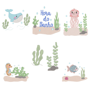 Hora do Banho no Fundo do Mar (Pontos Leves)