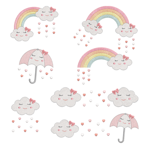 Pacote de Matrizes Céu com Chuva de Amor (Pontos Leves)