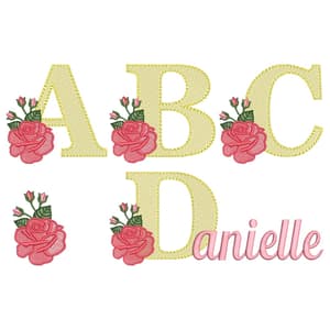 Alphabet and Name (Quick Stitch) Design Pack
