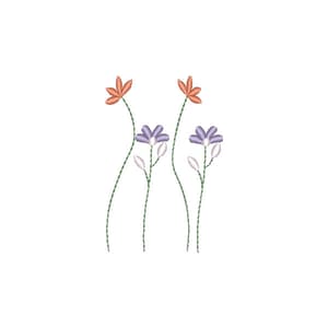 Floral Delicado (Pontos Leves)