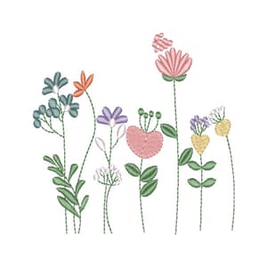 Floral Delicado (Pontos Leves)