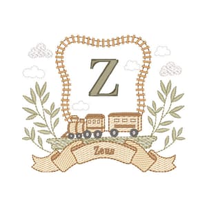 Alfabeto Trenzinho Letra Z