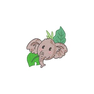 Matriz de bordado Elefante