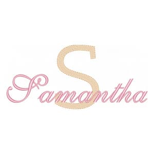 Letra S com nome