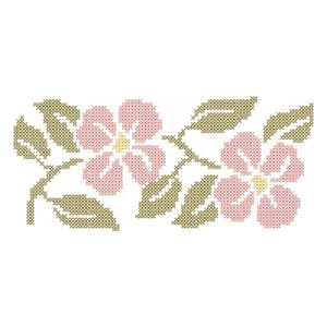 Matriz de bordado Flores (Ponto Cruz)