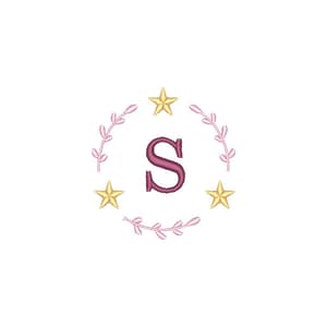 Star Frame (Quick Stitch) Embroidery Design