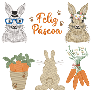 Pacote de Matrizes Feliz Páscoa
