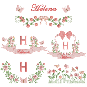 Delicate Garden (Quick Stitch) Design Pack