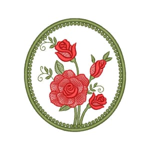 Moldura Rosas (Pontos Leves)