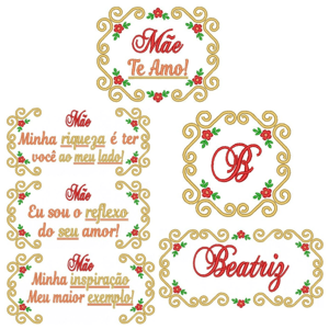  frases Dia Das Mães com nome e inicial
