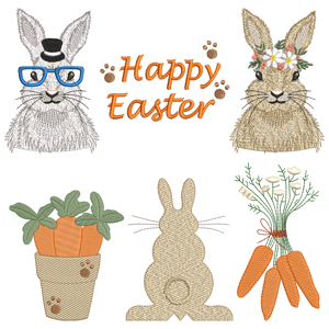 Happy Easter (Quick Stitch) Design Pack
