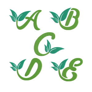 Leaf Alphabet Design Pack
