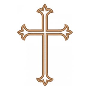Matriz de bordado Cruz