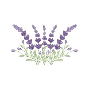 Matriz de bordado Lavanda dos sonhos