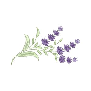 Matriz de bordado Lavanda encantada