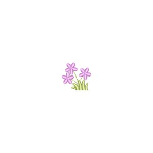 Matriz de bordado Ramo Floral Delicado (Pontos Leves)