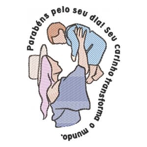 Matriz de bordado Colinho de Mãe