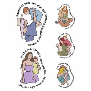 Pacote de Matrizes Colinho de Mãe