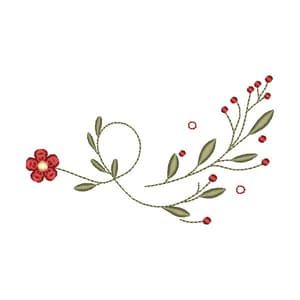 Matriz de bordado Florais e Molduras