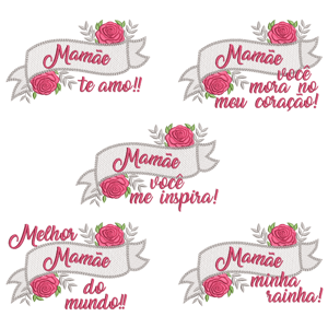 Pacote de Matrizes Frases Para Mamãe (Pontos Leves)