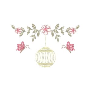 Floral com Gaiola