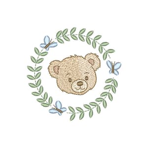 Moldura com Ursinho (Pontos Leves)