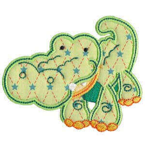 Reptile Embroidery Design
