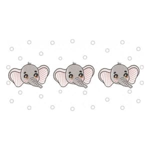 Barrado Safari Elefante  (Pontos Leves)