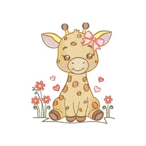 Safari com Flores Girafa (Pontos Leves)