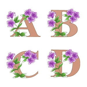  Alfabeto Floral (Pontos Leves)