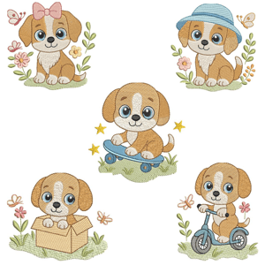  Cachorrinhos Fofos (pontos Leves)