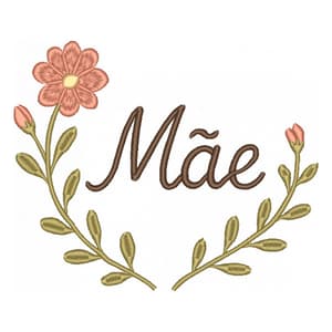 Coleçao Mae em Floral Coraçao