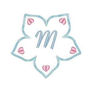 Moldura Flor com Coração