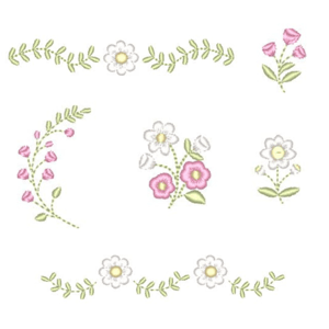  Mini flores Delicadas