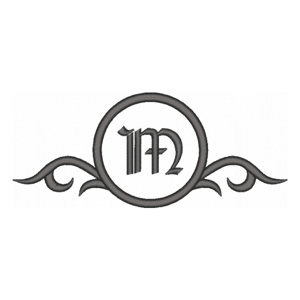 Moldura Tribal com Inicial