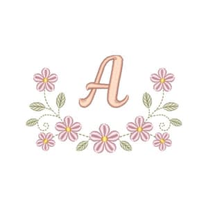 Floral Com Inicial