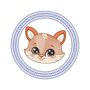 Raposinho Fofo na Moldura (Pontos Leves)