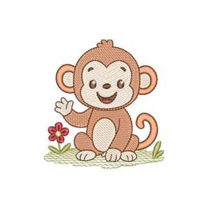 Macaquinho Cute (Pontos Leves)