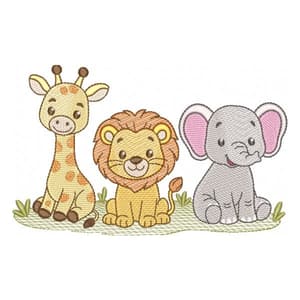 Girafa, Leão e Elefante (Pontos Leves)