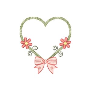 Moldura Flores e Laço (Pontos Leves)