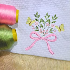 Arranjo Floral com Laço