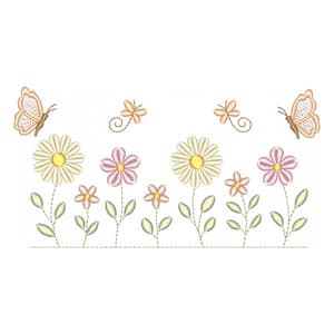Jardim com Borboletas