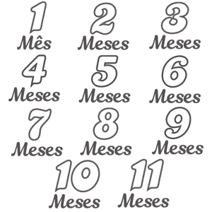  Mesversário (Aplique)