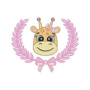 Girafinha com Moldura