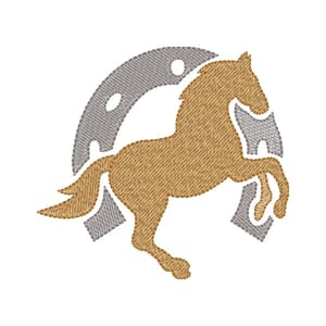 Cavalo com Ferradura (Pontos Leves)