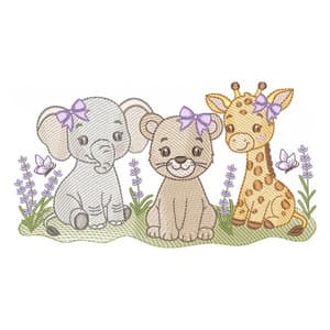 Safari com Lavandas (Pontos Leves)