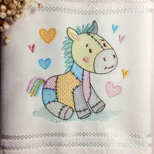 Cavalinho Patchwork (Pontos Leves)