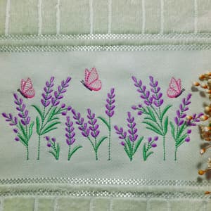 Barrado Lavandas e Borboletas