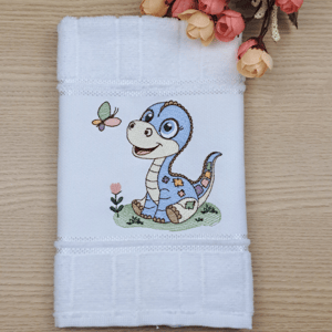 Dinossauro Baby Estilo Patchwork (Pontos Leves)