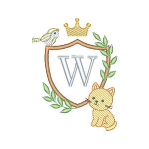 Brasão Gatinho e Passarinho (Pontos Leves)